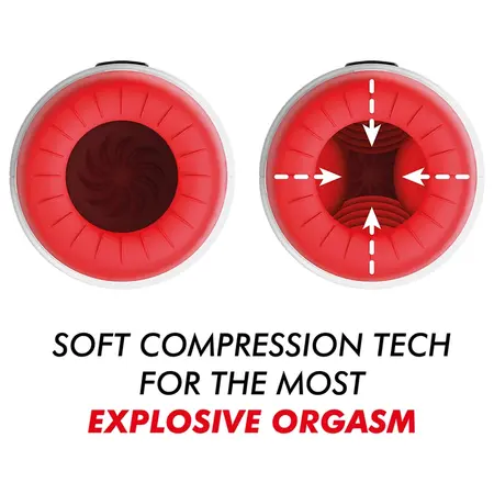 Jamyjob Rocket Intimate Device Soft Compression & Vibration USB Rechargeable