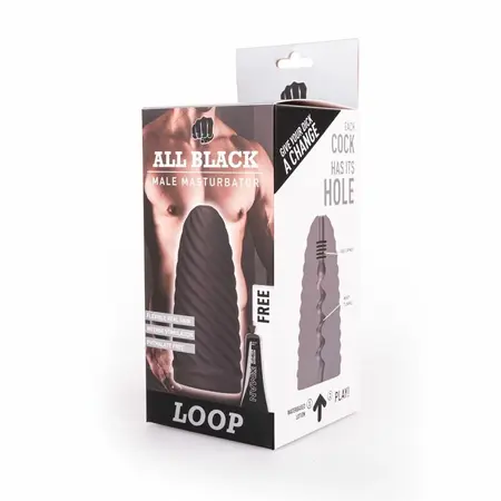All Black Loop Model 1 Intimate Machine Black 17cm