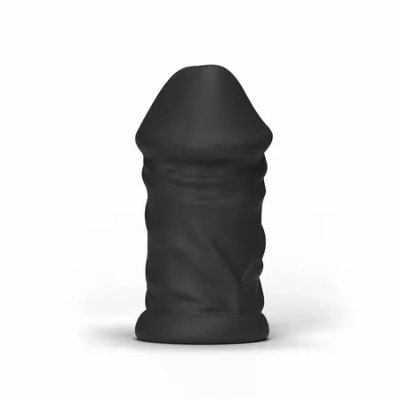 All Black Intimate Machine Daddy Model 17 cm, Phthalate-Free, Black