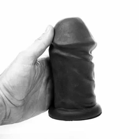 All Black Intimate Machine Daddy Model 17 cm, Phthalate-Free, Black