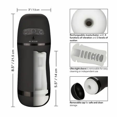CalExotics Optimum Power Pulsar Intimni Uređaj sa Vibracijom i Usisom