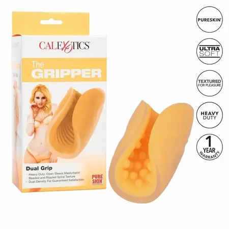CalExotics Beaded Grip Fleksibilni Intimni Uređaj Narandžasti 12.75cm TPE