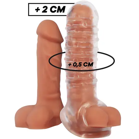 VirilXL V15 Transparentni Produžetak - Podesivi Intimni Pojačivač