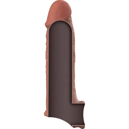VirilXL Tečni Silikon V9 Smeđi Produžetak, Podesivi, 13.5cm