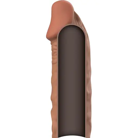 VirilXL Tečni Silikon V5 Produžetak Smeđi 11cm Podesivo Prijanjanje