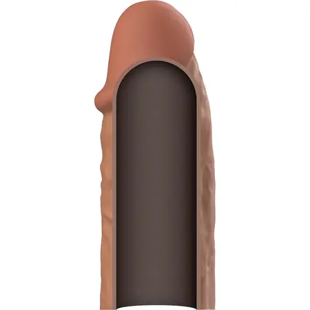 VirilXL Tečni Silikon V3 Produžetak Smeđi 8.5cm Medicinski Kvalitet