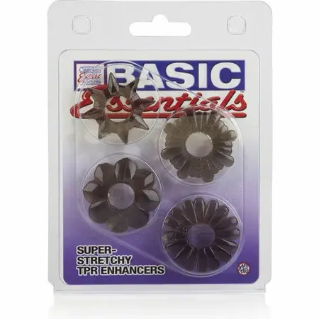 CalExotics Basic Essentials Set - 4 Komada Fleksibilnih Potpornih Prstenova TPR