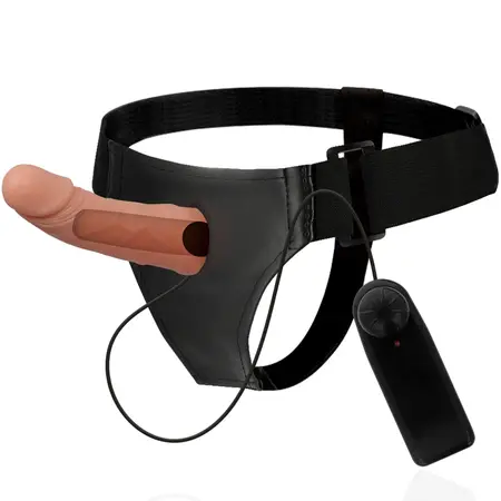Attraction Harness RNES Šuplji Okvir sa Vibrirajućim Sistemom 15 cm Bež