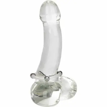 CalExotics Silikonski Sistemski Prsten sa Čeličnim Kuglicama L 3.75cm Crni
