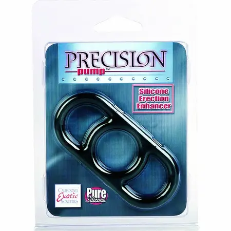 CalExotics Precision Pump Dodatni Prsten Crni Silikon 4cm