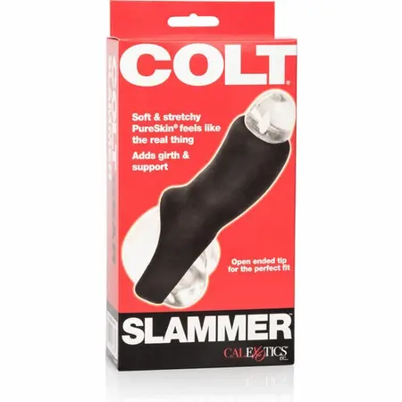 CalExotics COLT Slammer Intimni Rukav za Poboljšanje 11 cm TPR Crni