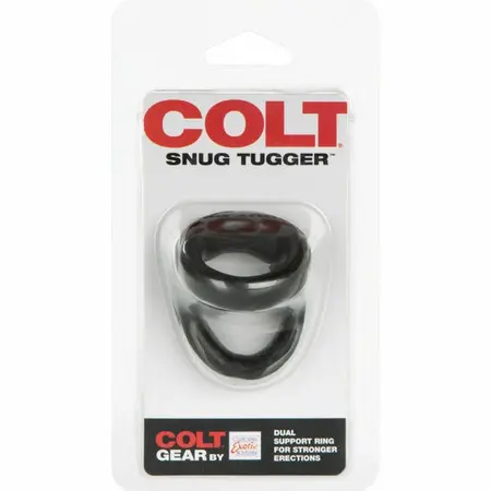 CalExotics COLT Snug Tugger Crni - Dvostruki Anatomski Prsten TPR