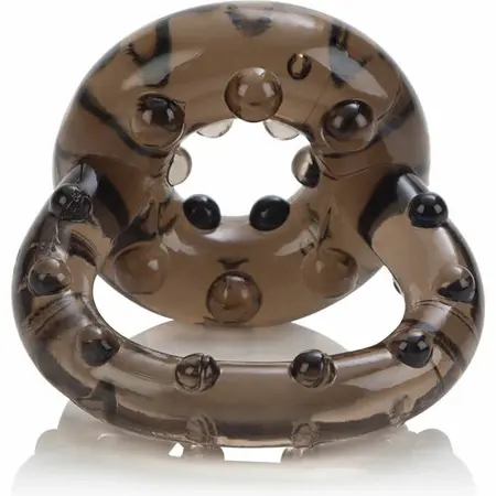 CalExotics All Star Enhancer Dvostruki Prsten za Podršku TPR Prozirni