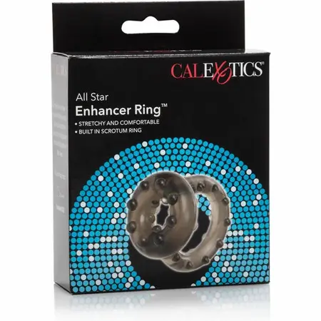 CalExotics All Star Enhancer Dvostruki Prsten za Podršku TPR Prozirni