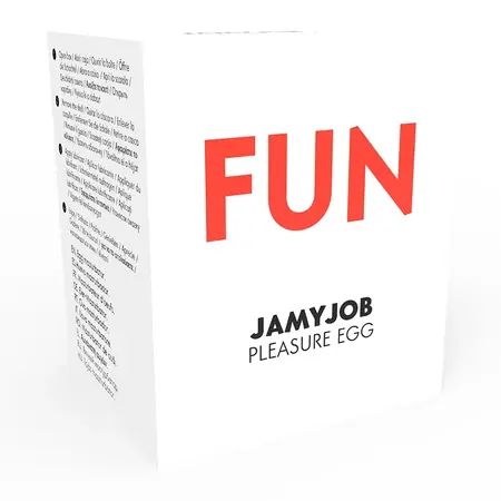 Jamyjob Egg Red Edition Discreet - Compact Intimate Device, Medical Elastomer