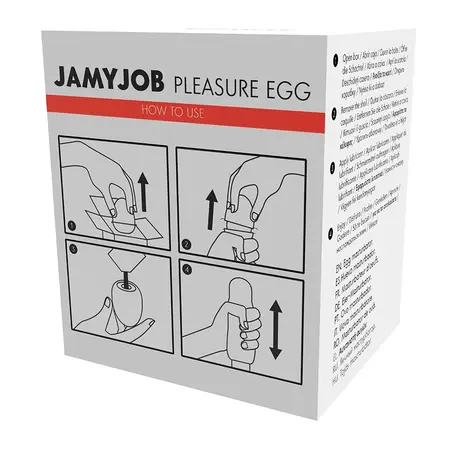 Jamyjob Egg Red Edition Discreet - Compact Intimate Device, Medical Elastomer