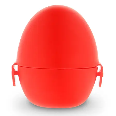 Jamyjob Red Egg Intimate Machine with Silk Texture & Lubricant, Discreet Case