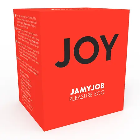 Jamyjob Red Egg Intimate Machine with Silk Texture & Lubricant, Discreet Case