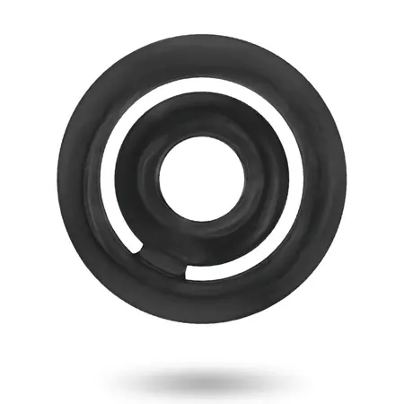 Addicted Toys Potenz Dual Silicone Support Ring Set Black 42/20mm