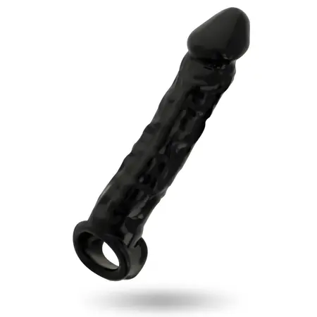 Addicted Toys Produžetak Crni 20cm - Anatomski sistem za poboljšanje