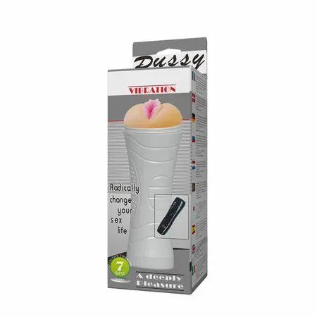 Baile Intimate Device 7-Rhythm Ciberskin Vibrating Sleeve with Remote