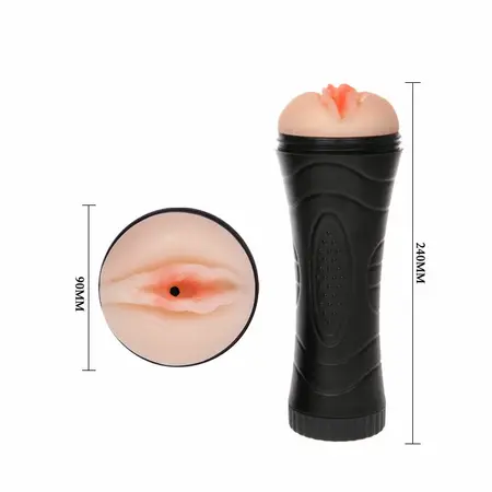 Baile Intimate Device 7-Rhythm Ciberskin Vibrating Sleeve with Remote