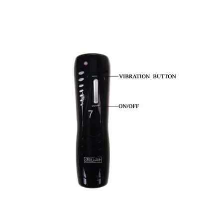 Baile Intimate Device 7-Rhythm Ciberskin Vibrating Sleeve with Remote
