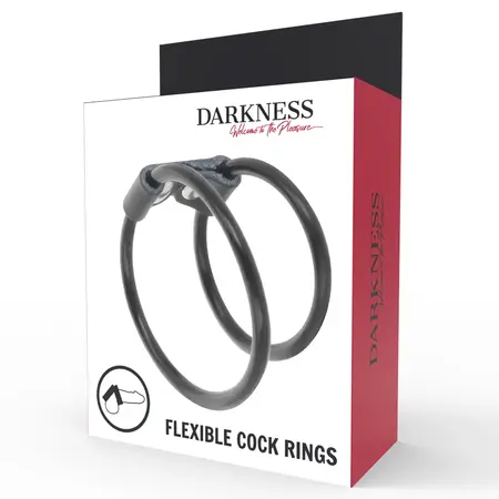 Darkness Podesivi Dvostruki Sistem Prstenova Koža i Guma Univerzalni Fit