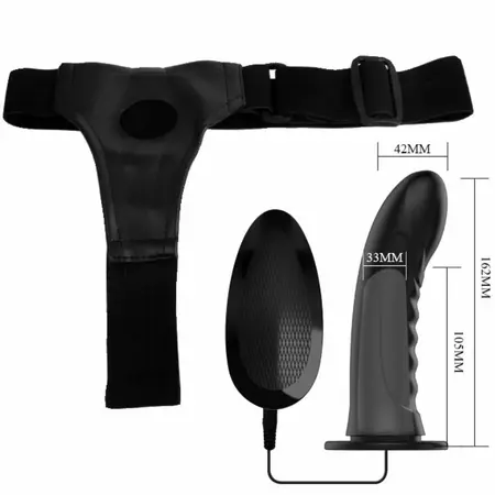Pretty Love Marvin Intimate System with Vibrating Hollow Shaft, Adjustable Harness