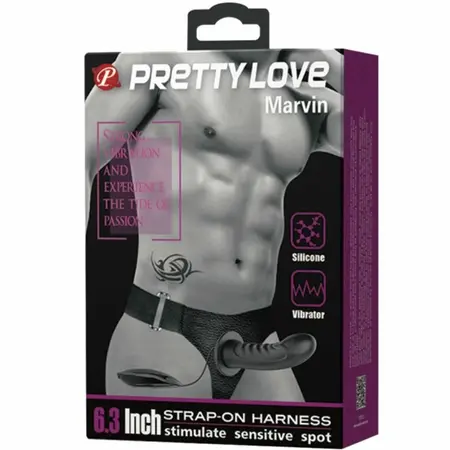 Pretty Love Marvin Intimate System with Vibrating Hollow Shaft, Adjustable Harness