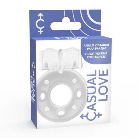 CASUAL LOVE Ring 34 Transparentan - Fleksibilni Intimni Potporni Prsten TPR
