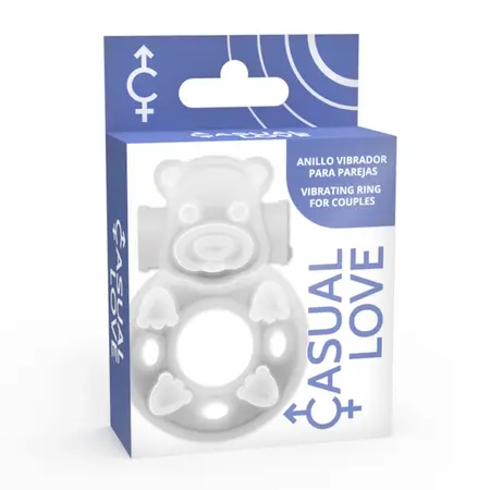 CASUAL LOVE Ring 26 Transparentan - Fleksibilni Stimulacioni Sistem TPR
