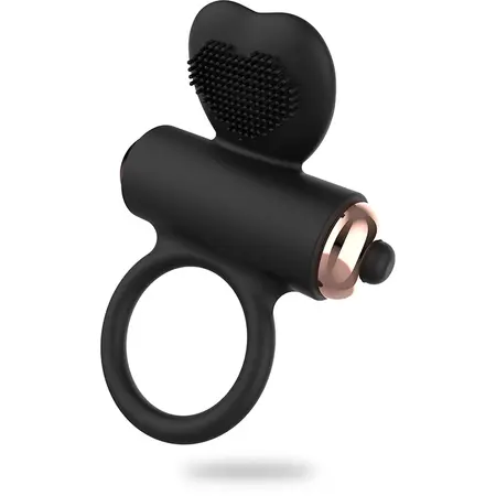Womanvibe Zeus Silikonski Intimni Prsten - Ergonomski, 4.1x8.6 cm, Crna