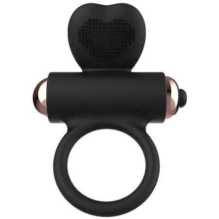 Womanvibe Zeus Silikonski Intimni Prsten - Ergonomski, 4.1x8.6 cm, Crna