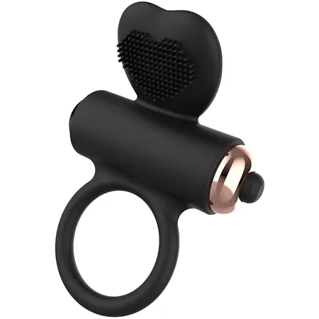 Womanvibe Zeus Silikonski Intimni Prsten - Ergonomski, 4.1x8.6 cm, Crna