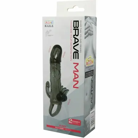 Baile Brave Man Extension Crna 16.5 cm sa Dvostrukim Vibracionim Sistemom
