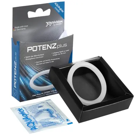 JOYDIVISION POTENZduo Plus Silikonski Potporni Prsten Bela M
