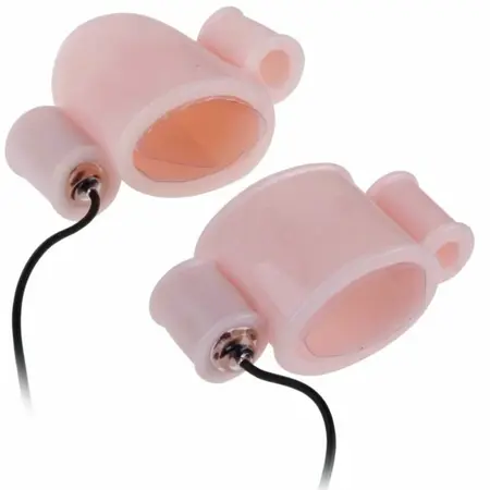 Baile Alfred Intimate Vibrating Sleeve Set with Dual Remote Control, Natural