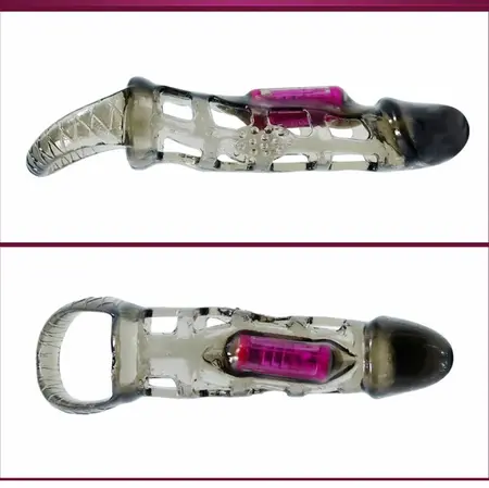 Baile Extension Sleeve with Vibration and Adjustable Strap 13.5 cm TPR