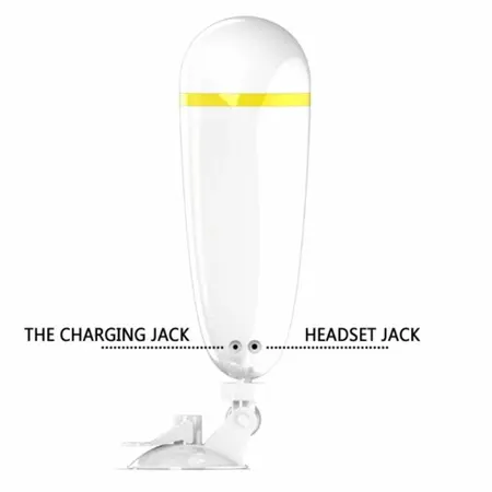 Pretty Love Sally Male Device with Vibration, Sound & Suction Cup - USB Rechargeable