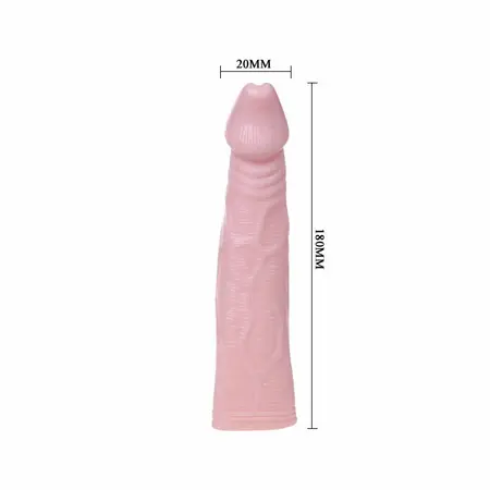 Baile Fantasy Vibe Extension TPR Model sa Vibrirajućim Vrhom 18cm