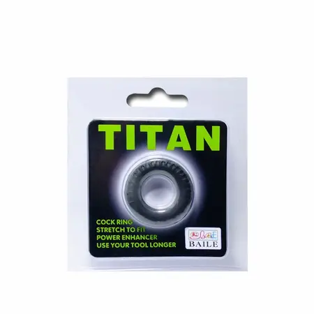 Baile Titan Silicone Ring Black-Green 2cm Adjustable Comfort Fit
