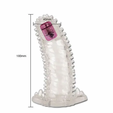 Baile Brave II Man Senzorski Produžetak Fleksibilni Vibrirajući Navlaka 18cm