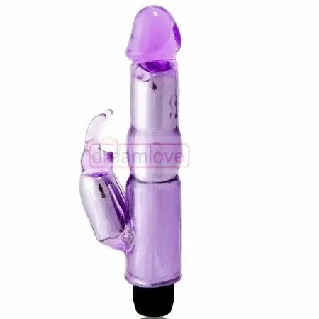 Baile Rabbit Fantasy Vibe Purple Dual-Motor Intimate Machine Silicone