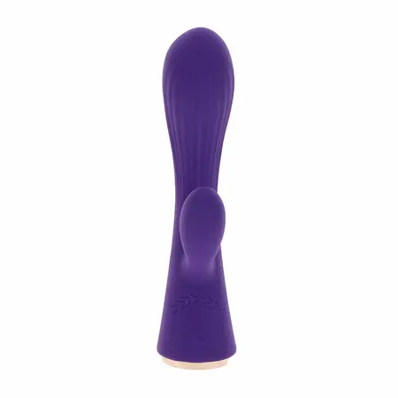 ToyJoy Ivy Iris Rechargeable Dual-Engine Violet Vibrator 17.5cm