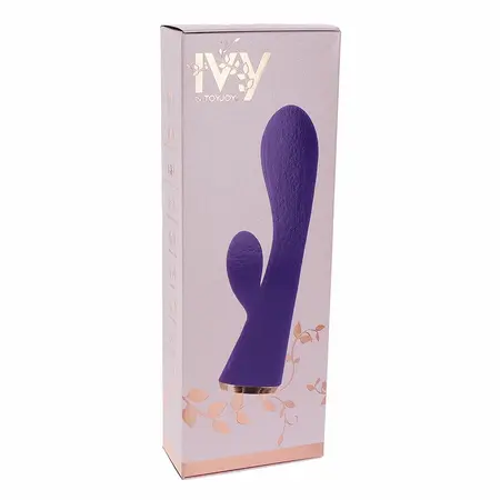 ToyJoy Ivy Iris Rechargeable Dual-Engine Violet Vibrator 17.5cm