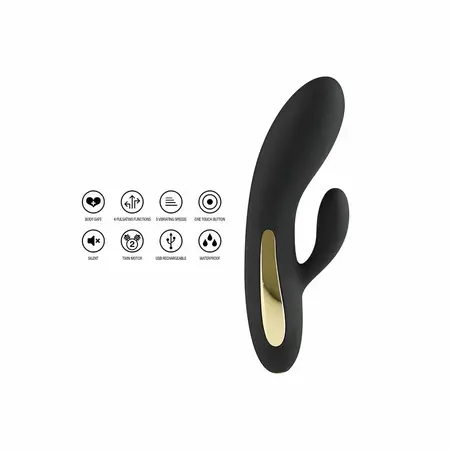 ToyJoy Luz Splendor Dual-Motor Intimate System with LED & 7 Modes Black