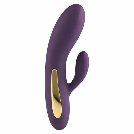 TOYJOY Splendor Light Purple Dual Motor Silicone Intimate Machine 17cm