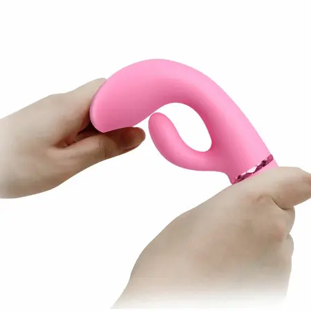 Pretty Love BW-500059 Silikonski Dual Stimulacioni Vibrator Roze USB 10 Režima