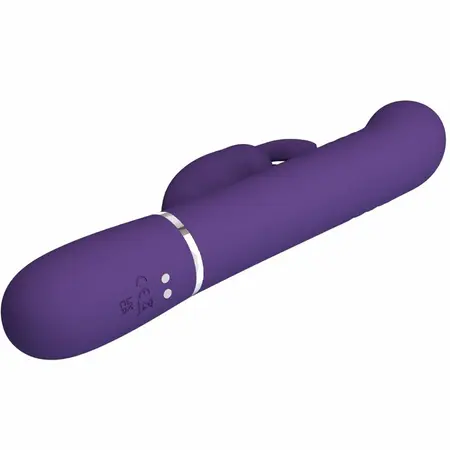 Pretty Love Coale Multi-Function Rabbit Intimate Device 4-in-1 Purple
